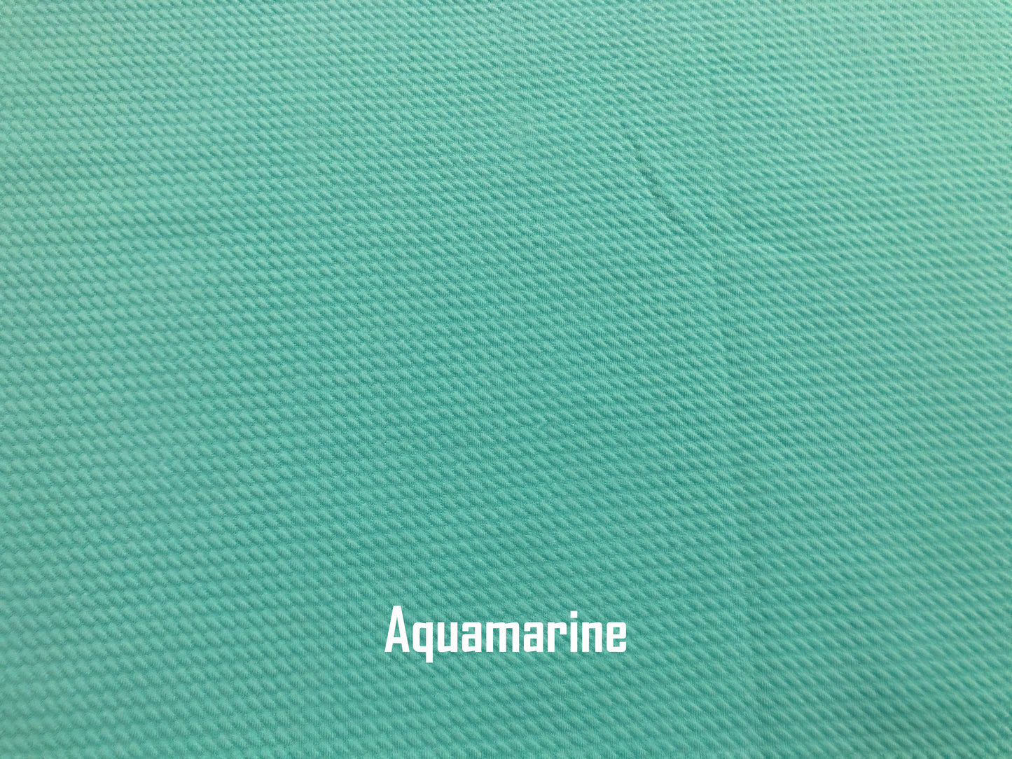 Premium Bullet Knit Fabric – Aquamarine Solid Color Stretch Fabric, 56″ Wide, Sold by the Yard (SLPBK0017)
