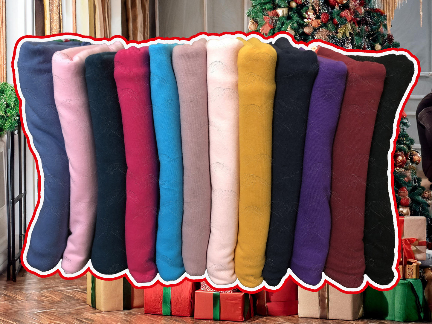 Mother's Day Mega Bundle Box-Cotton Spandex-Solid Colors-25 Yards-Assorted Colors
