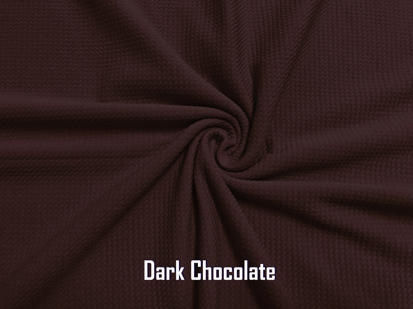 Bullet Textured Knit Fabric-Dark Chocolate Solid Color-BKSC006-Sold by the Bulk