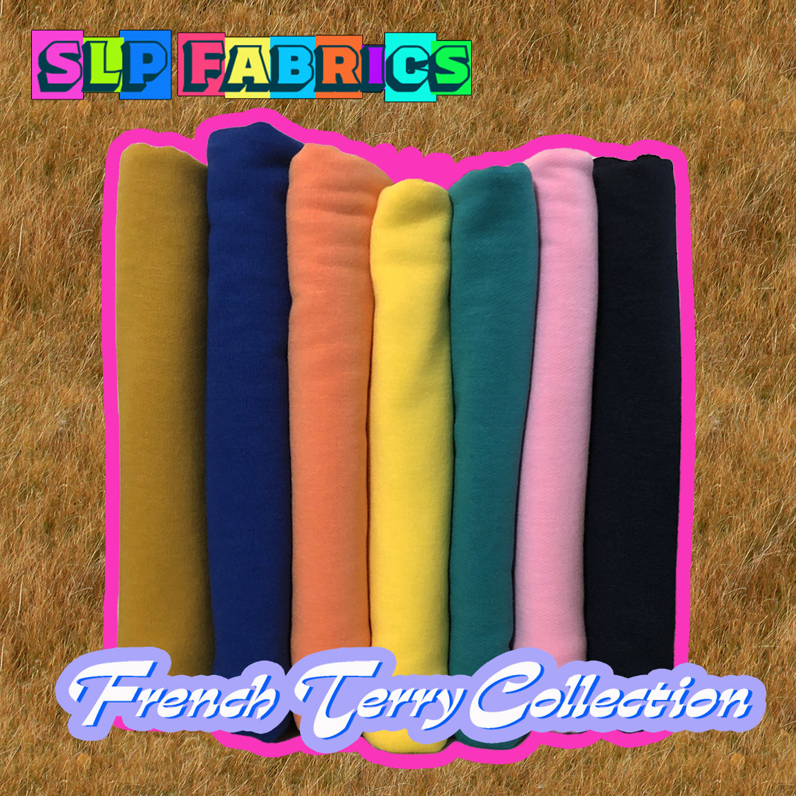 Premium Solid Color French Terry Knit Fabric – 56" Wide | Rayon-Poly-Spandex Stretch Knit – Multiple Colors Available | Sold by the Yard