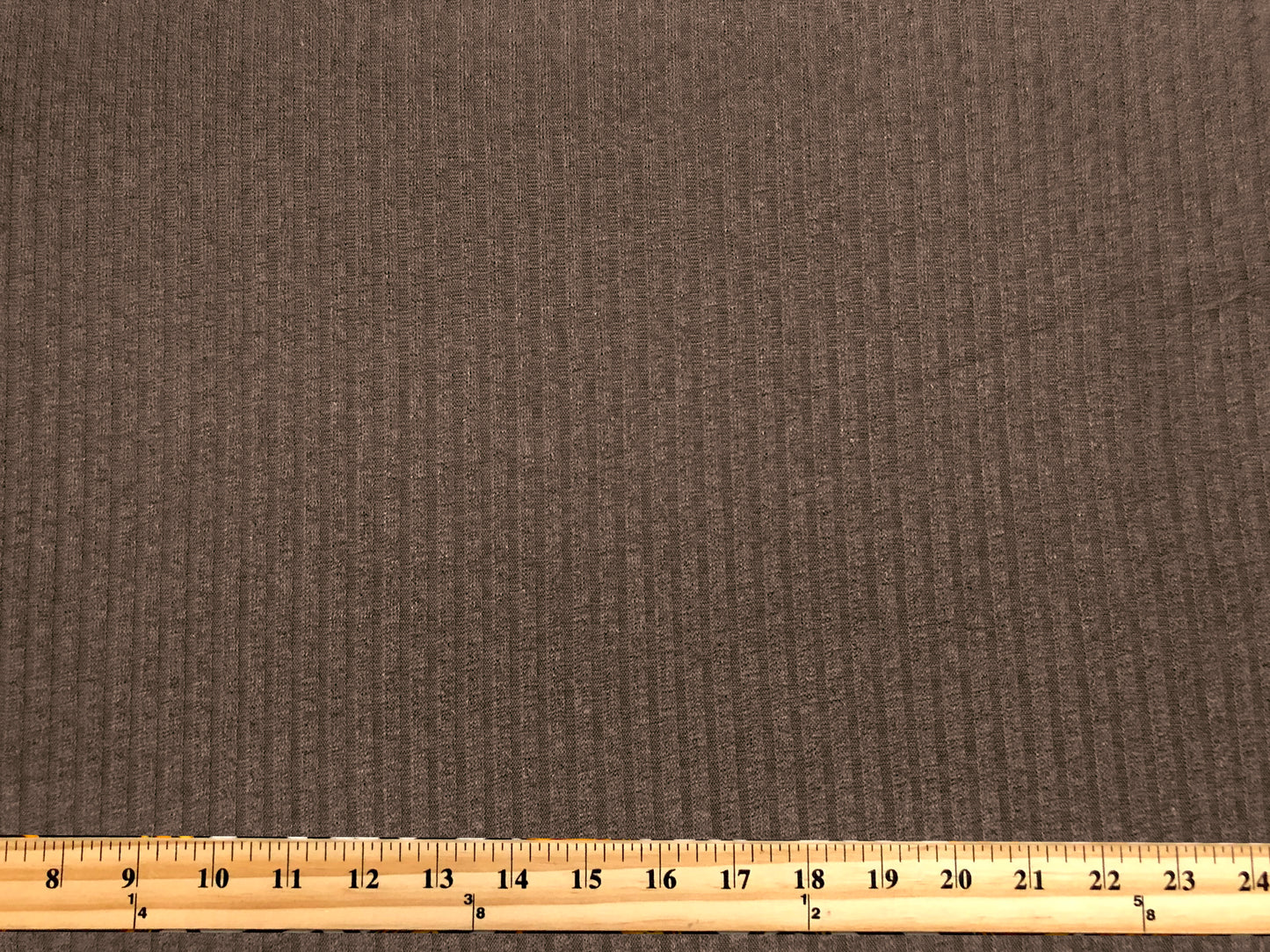 Premium Hacci Rib Knit – Brown Solid Color – 4x4 Sweater Rib-Poly/Rayon/Spandex- 220 GSM, 58" Wide – By the Yard (HRKSC04)