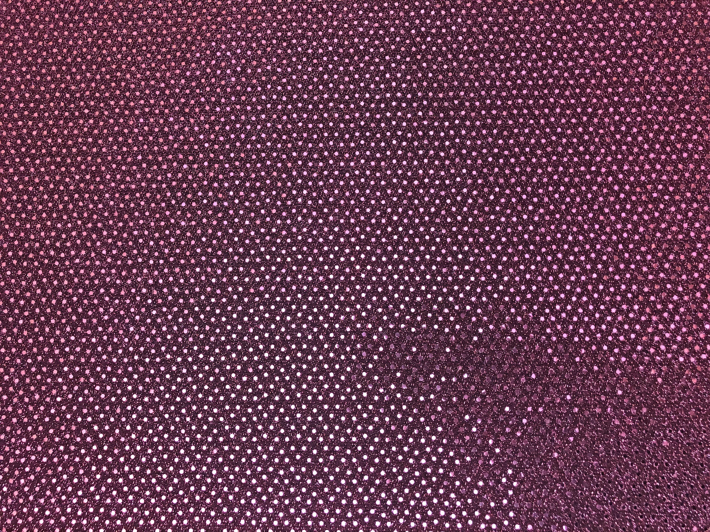 Fuchsia Foil Dot Knit Mesh Fabric | 56" Wide Stretch Glitter Mesh – 180 GSM by the Yard (KMG03)