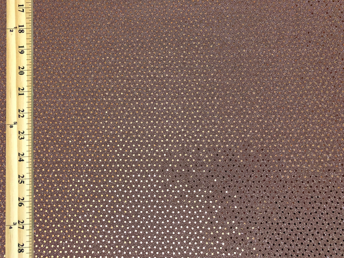 Rose Foil Dot Knit Mesh Fabric | 56" Wide Stretch Glitter Mesh – 180 GSM by the Yard (KMG02)