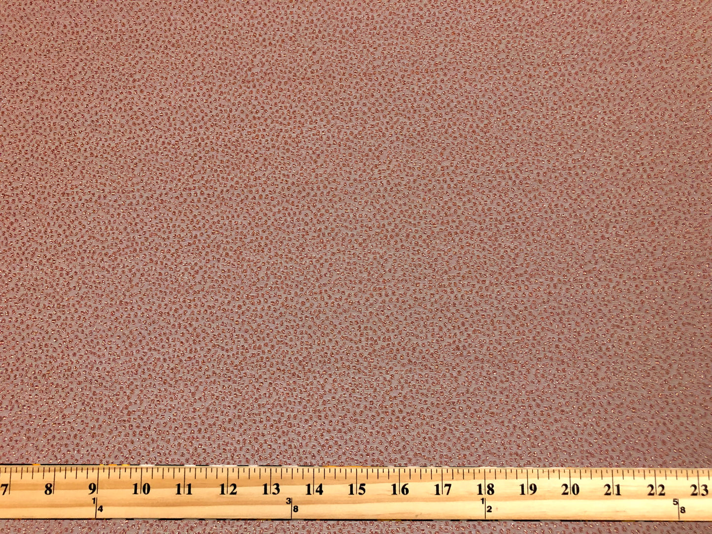 Liverpool Fabric-Metallic Pink Rose Glitter-LVPR355-Sold by the Yard-Apparel Shimmer Fabric
