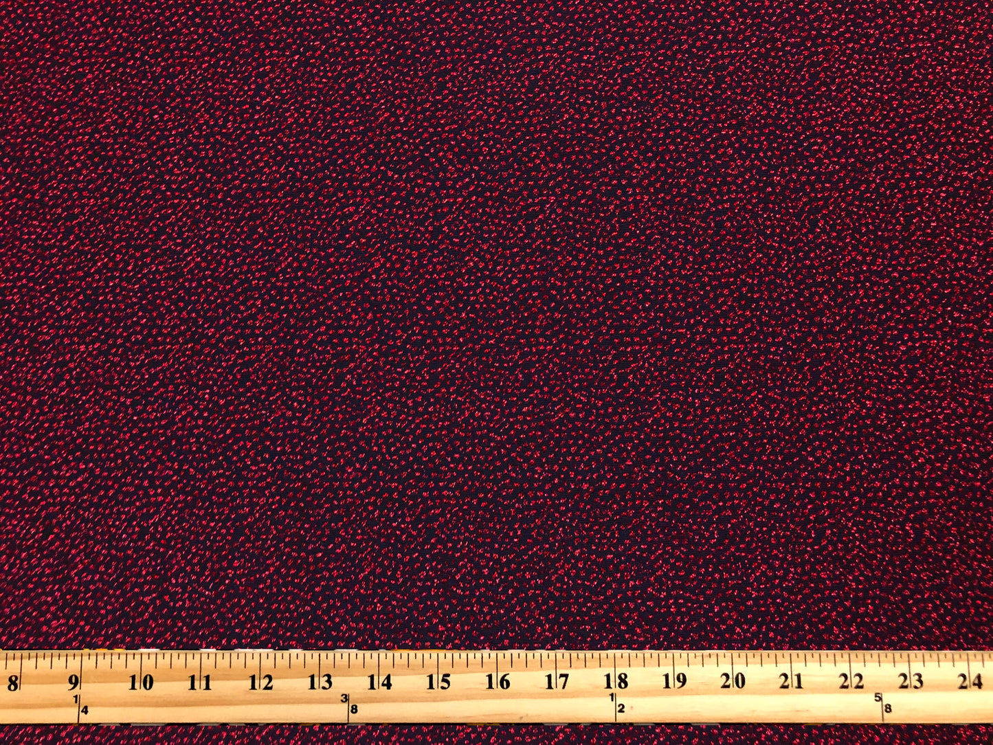 Liverpool Fabric-Metallic Red Glitter-LVPR354-Sold by the Yard-Apparel Shimmer Fabric