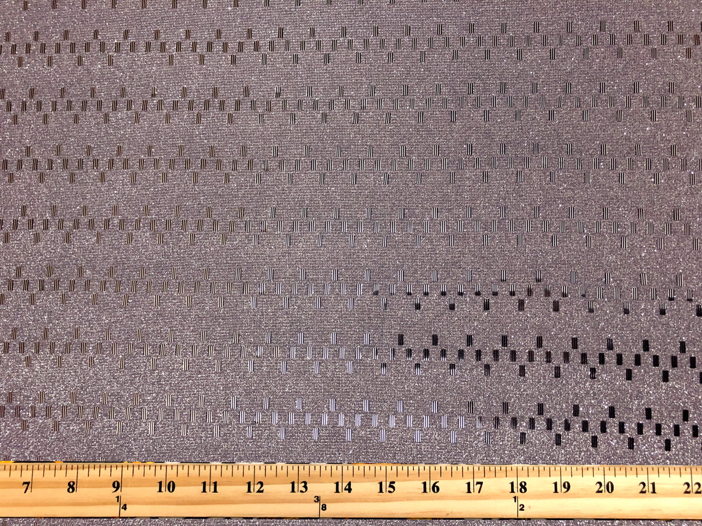 Dusty Rose Glitter Geometric Foil Fabric | Non-Stretch Polyester & Costume Material by the Yard (PSGSQ01)