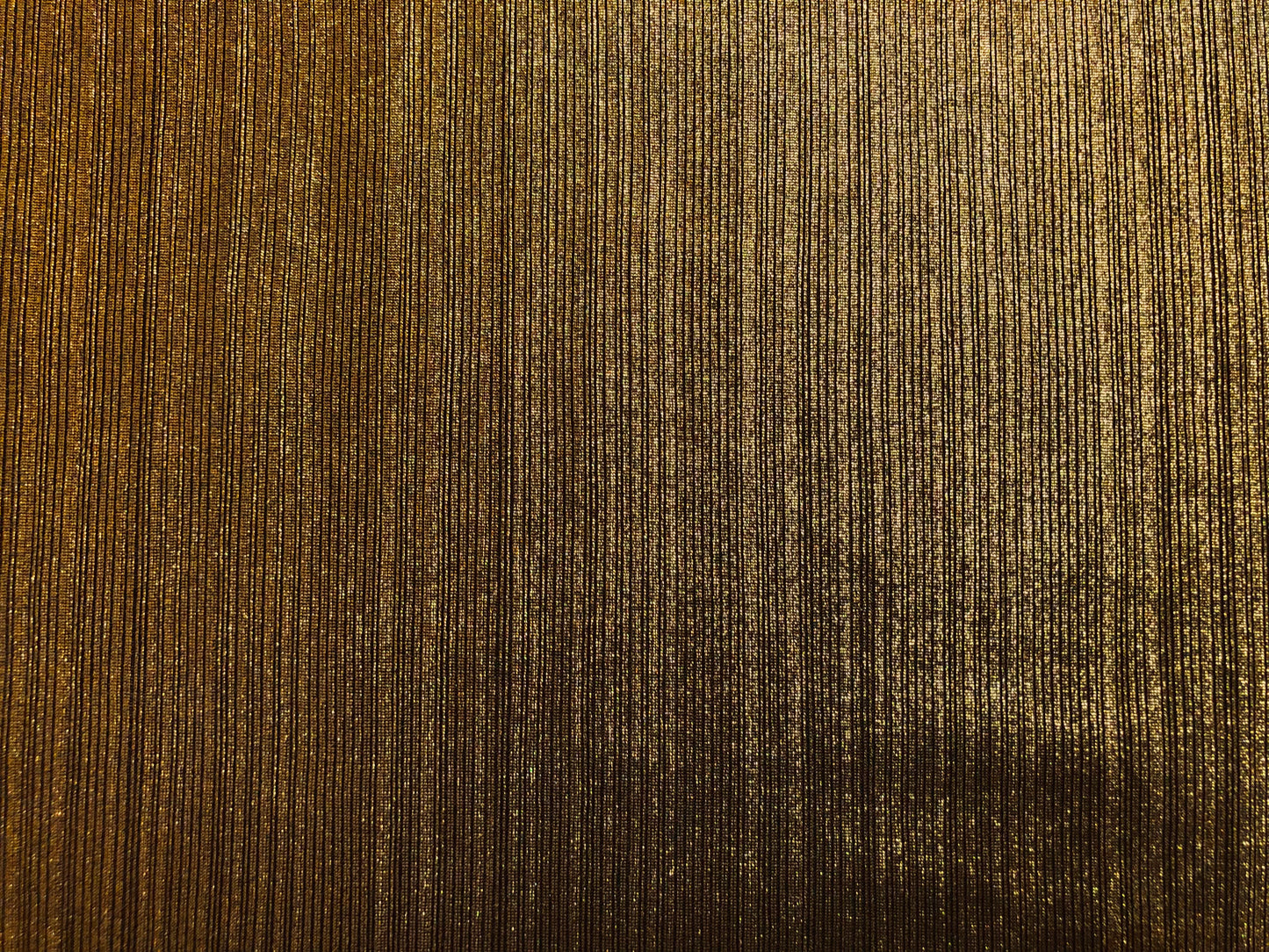 Gold Shimmer Rib Knit Fabric – 4-Way Stretch, 58" Wide, Poly-Spandex, Soft & Textured, Sold by the Yard (CKLK02)