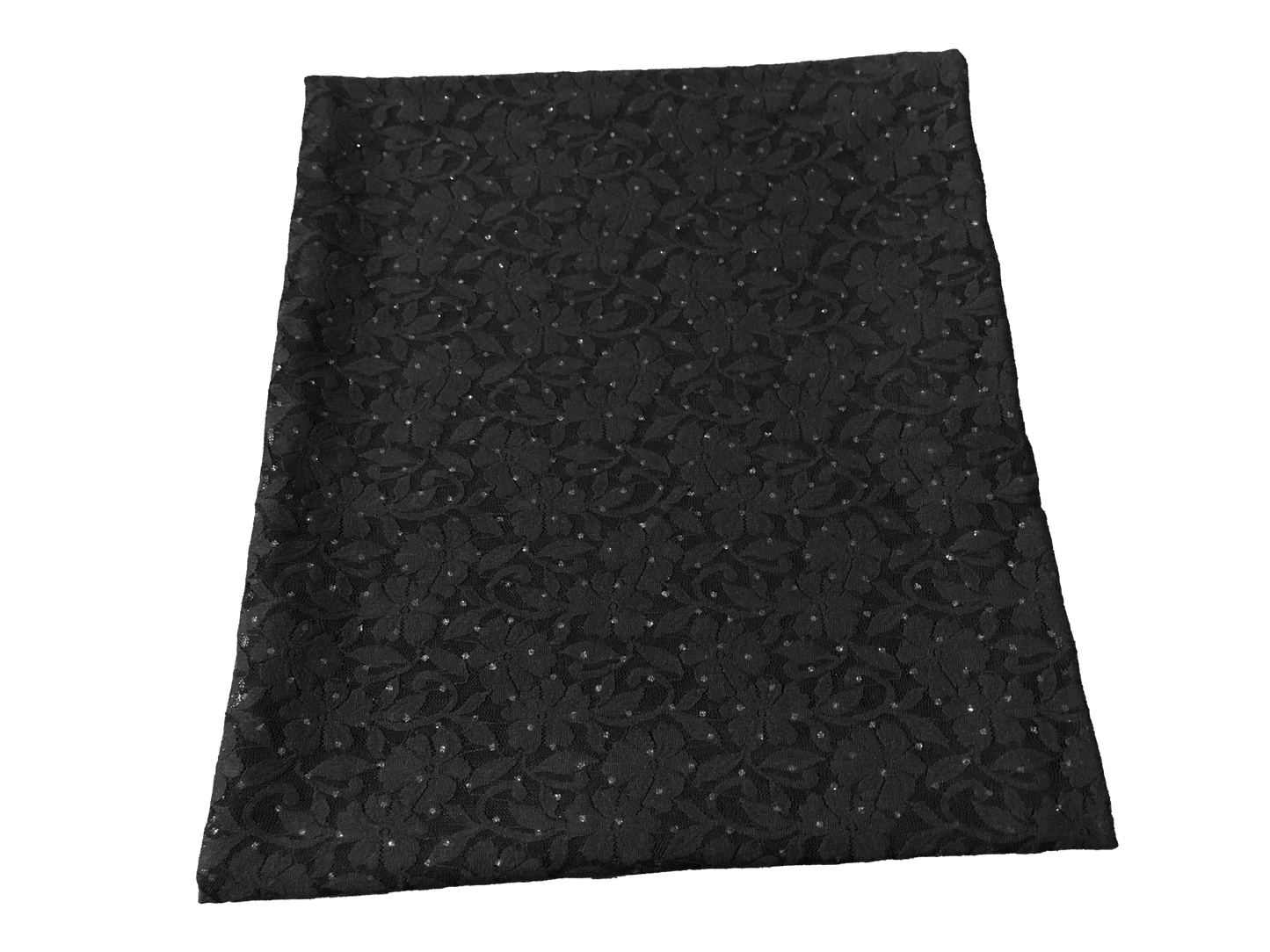 Premium Lace Fabric — Deep Black Bordeaux Blossom Floral Scroll — 95% Poly, 5% Spandex — 4-Way Stretch, 52" Wide — By the Yard (LCKPR02)