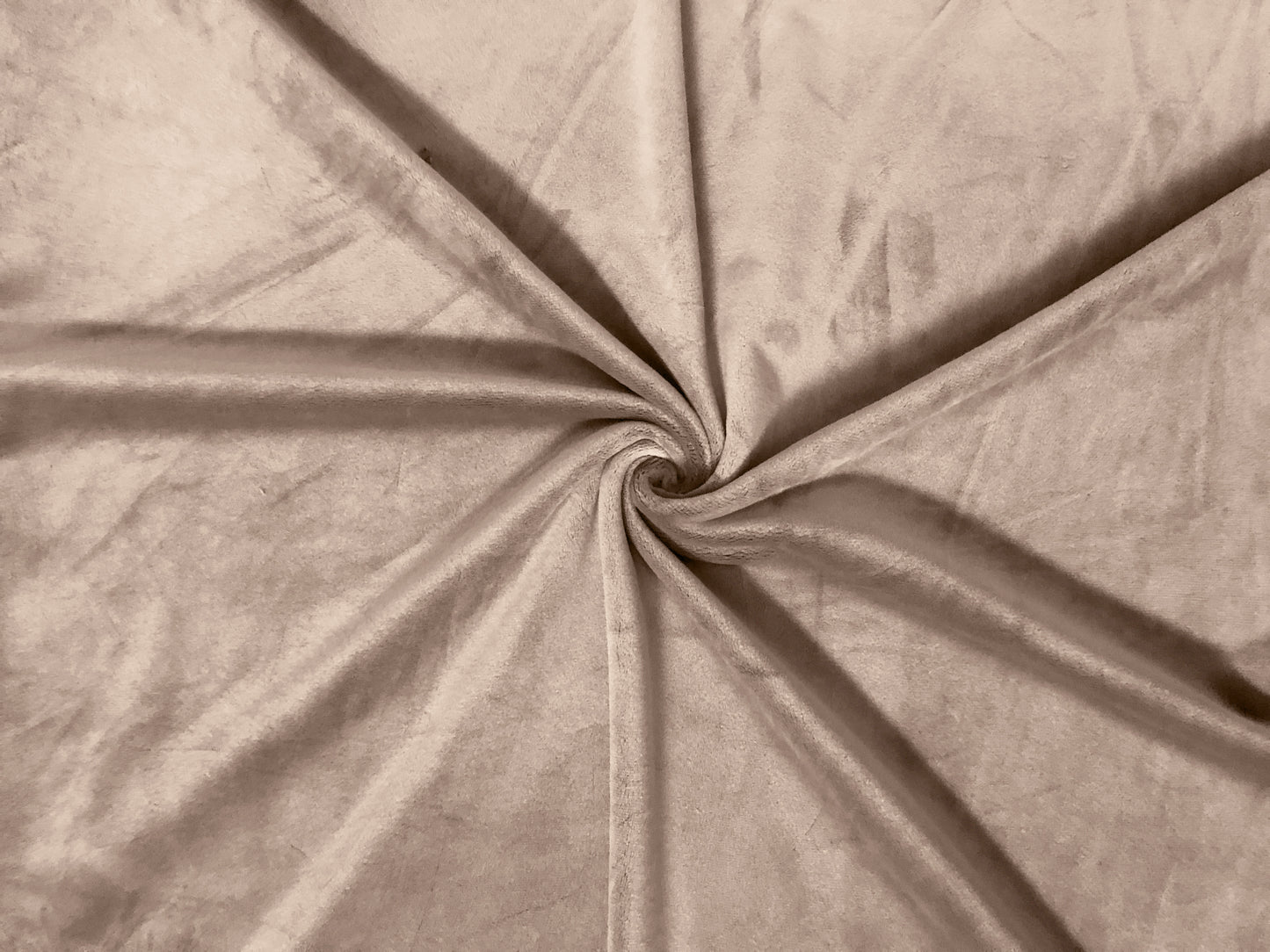 Micro Velour Knit – Latte – Ultra-Soft Peach-Skin Plush, Low-Sheen Luxe, 4-Way Stretch, 65" Extra-Wide – Sold by the Yard (MCVC02)