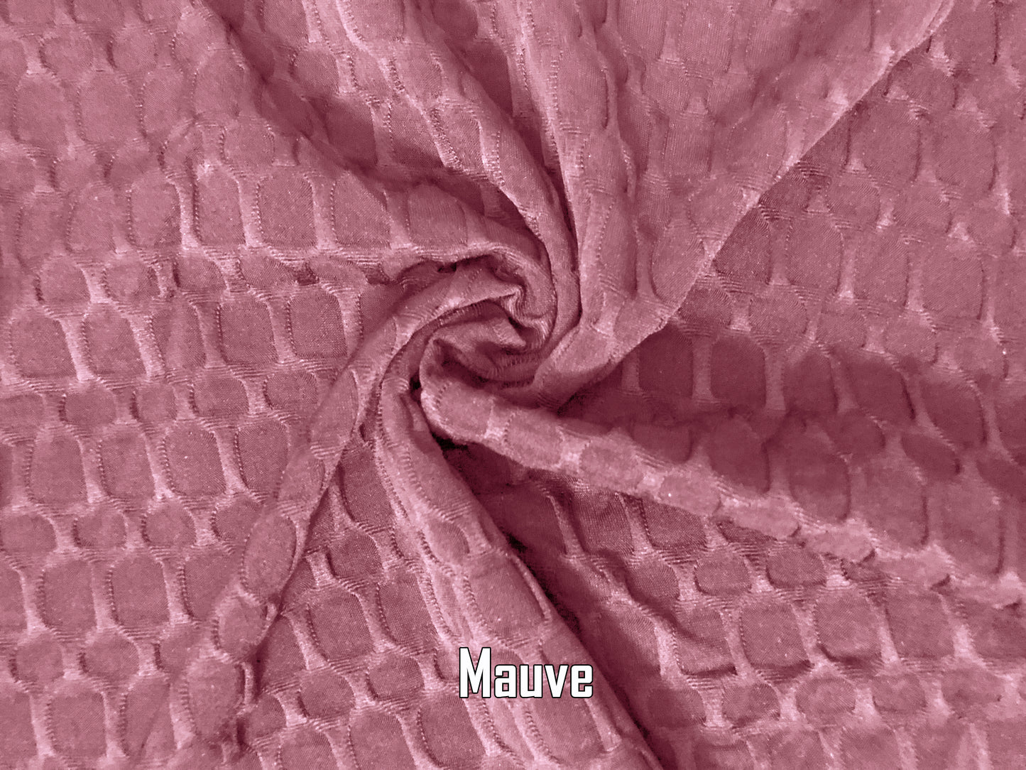 Honeycomb Knit Fabric – Solid Colors, 58″ Wide, 270 GSM Polyester‑Spandex Stretch, Sold by the Yard