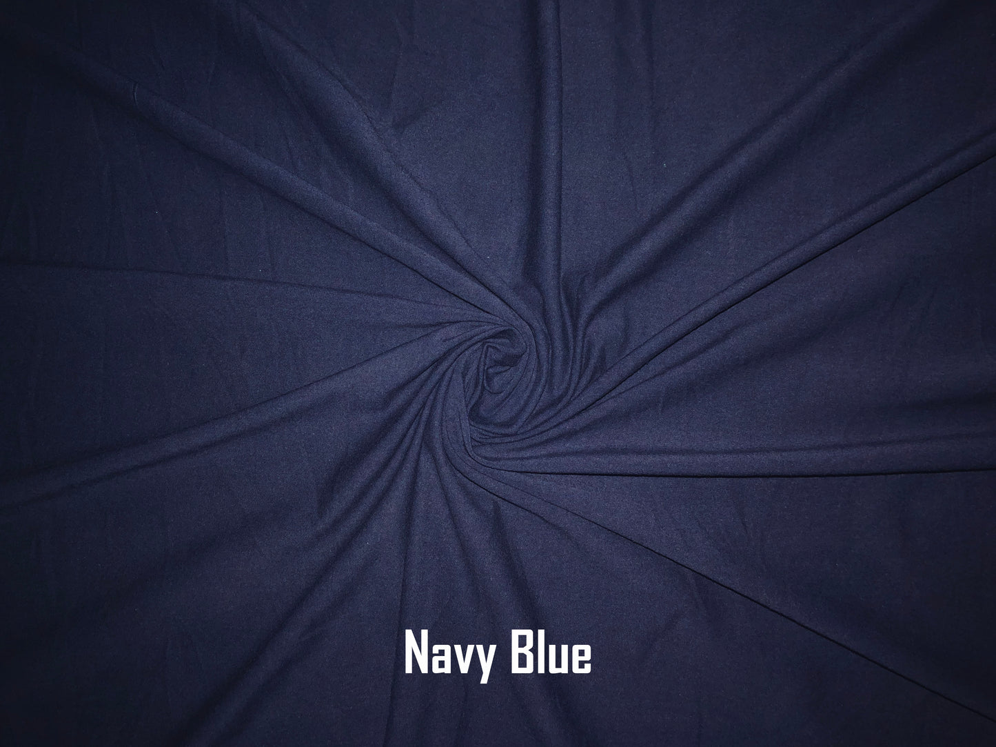 Cotton Spandex Jersey Fabric-Navy Blue Solid Color-CSJC05-Sold by the Bulk