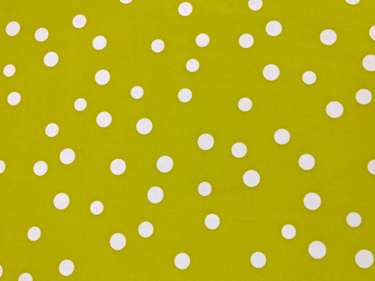 Techno Crepe Printed Fabric| Olive White 3/4" Polka Dots |TCRP0108 |Sold by the Yard