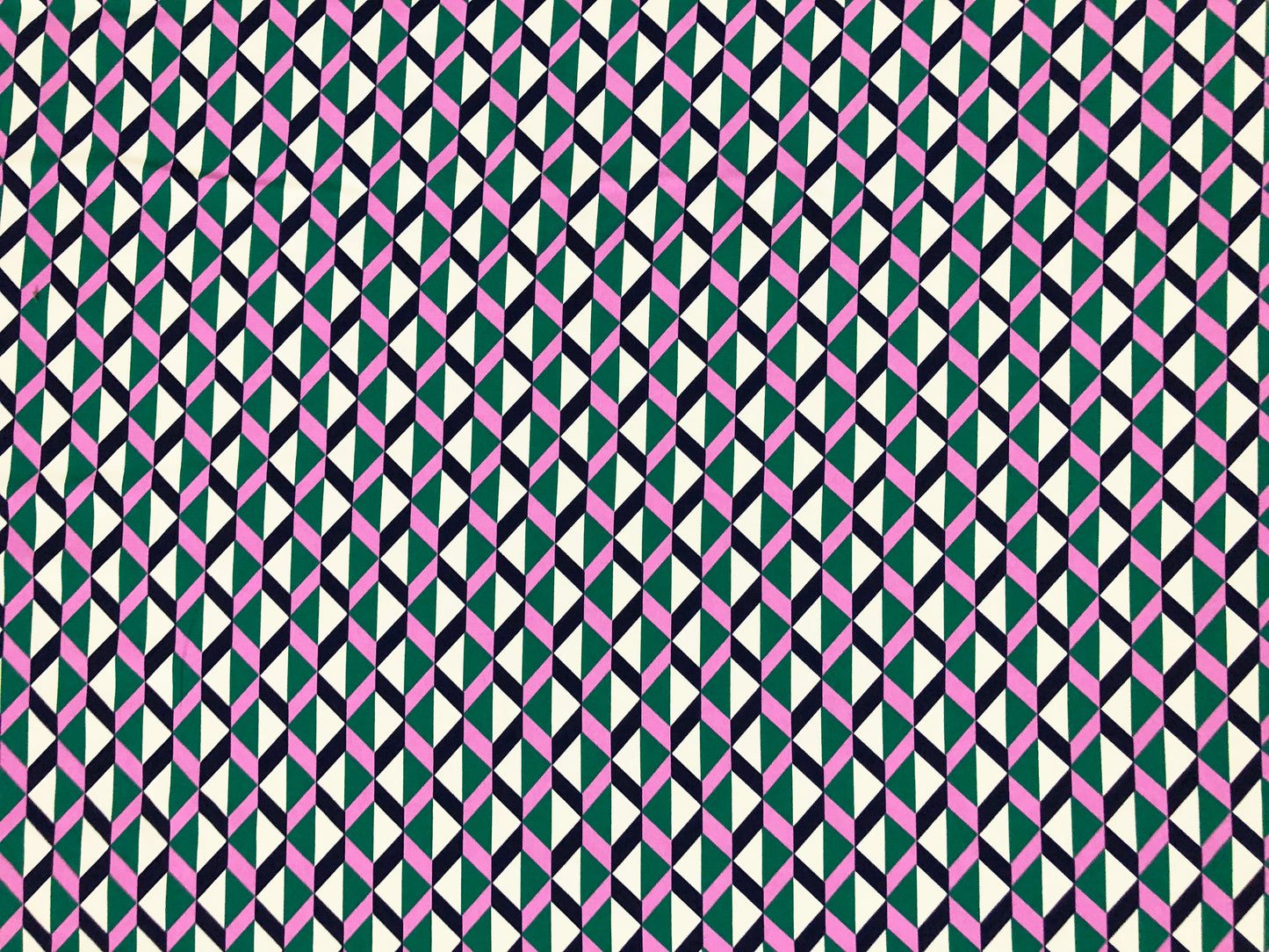 Retro Geo Lattice — Poly Dobby Georgette | Fluid Drape, Soft Matte Texture | 56″ Wide | 100% Polyester | By the Yard (WPPR04)