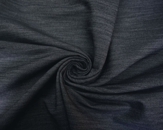 Charcoal Black Denim Fabric – Durable Workwear-Grade, 60% Cotton/40% Polyester, No Stretch, 56” Wide (DCPC01)