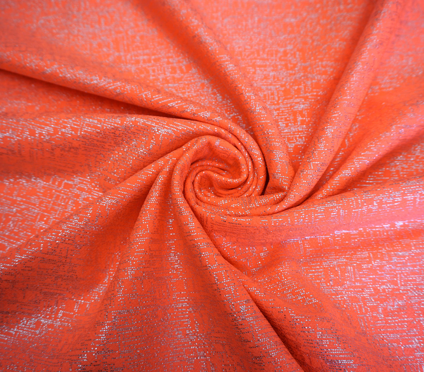 Liverpool Knit – Coral with Silver Shimmer – 4-Way Stretch, 56″ Wide, 200 GSM – Sold by the Yard (LVPR009)