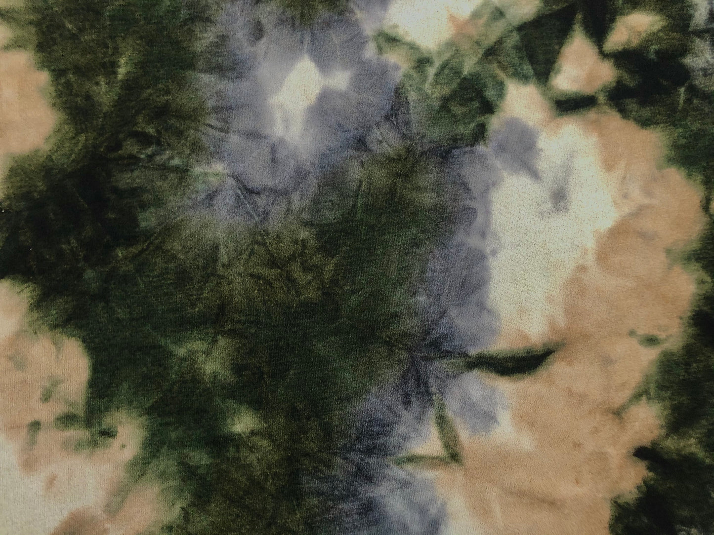 Soft & Cozy Cloud-Dye Hacci Sweater Knit – Forest Green, Sage & Sand, 56″ Wide, 95% Polyester 5% Spandex – Sold by the Yard (HTDPR01)