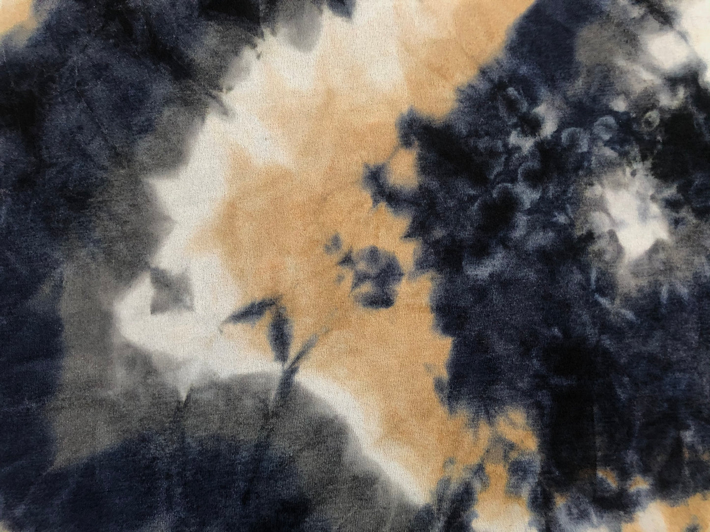 Soft & Cozy Cloud-Dye Hacci Sweater Knit – Navy, Charcoal & Sand, 56″ Wide, 95% Polyester 5% Spandex – Sold by the Yard (HTDPR02)