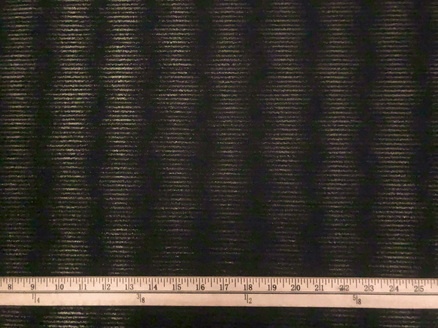 Black & Gold Metallic Stripe Stretch Knit Fabric – Glitter Lamé Jersey, 4-Way Stretch, 56″ Wide, Sold by the Yard (STK001)