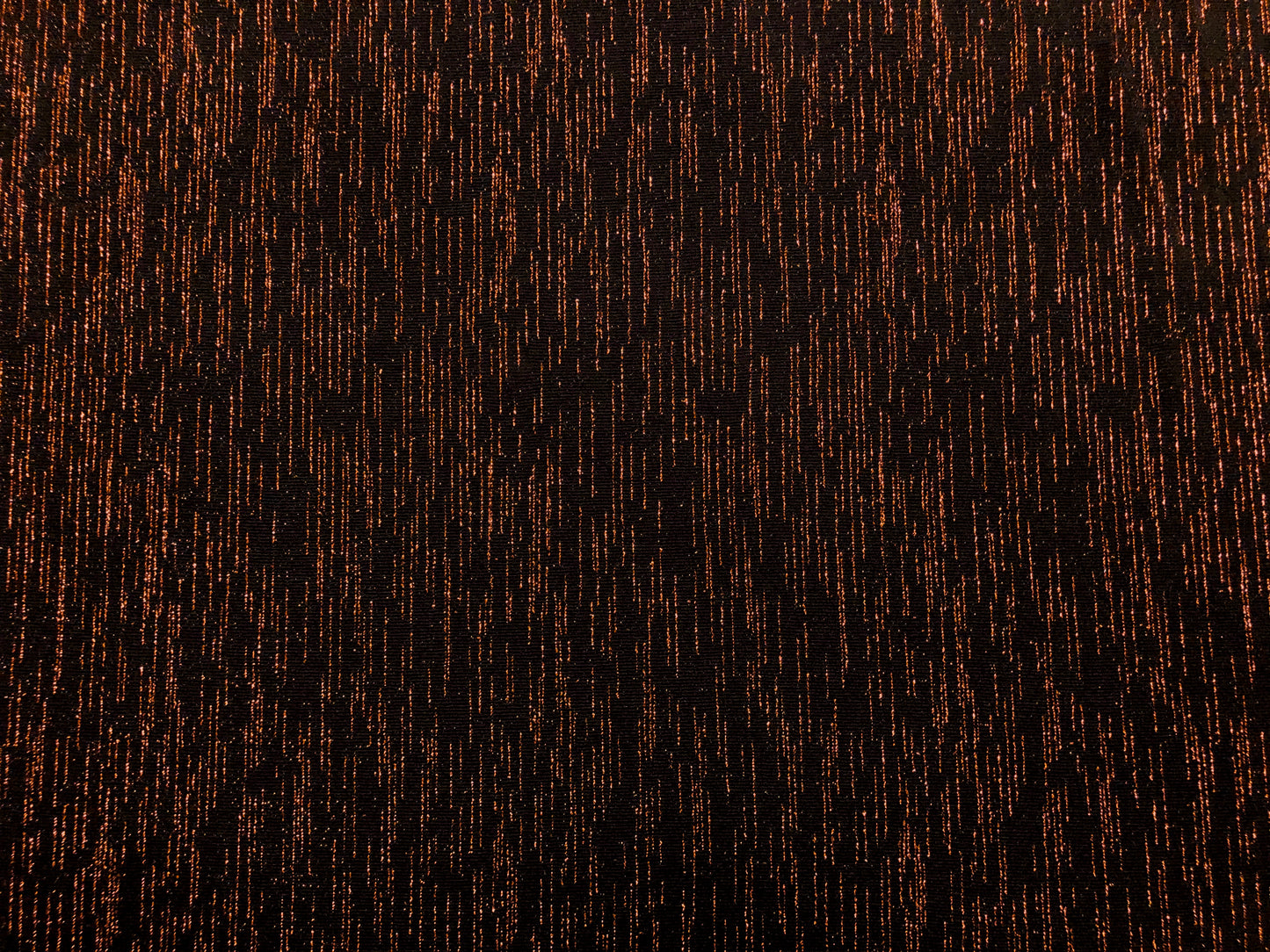 Black & Copper Lurex Knit Fabric | Stretch Metallic Jacquard – 54" Wide by the Yard (SAPR02)