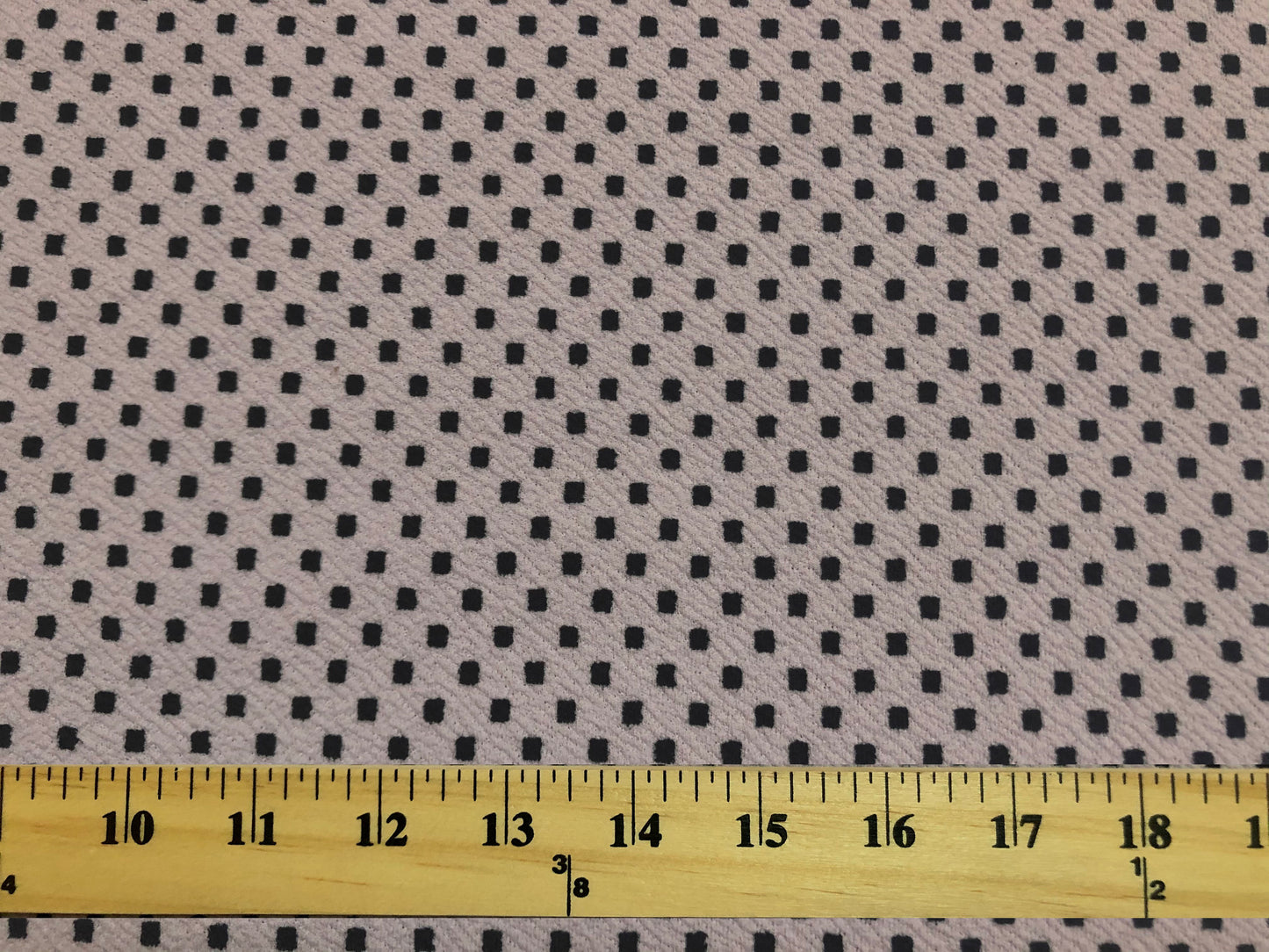 Liverpool Knit — Black & Dusty Rose Micro Pin Dot — 4-Way Stretch, 200 GSM, 56″ Wide — Sold by the Yard (LVPR228)