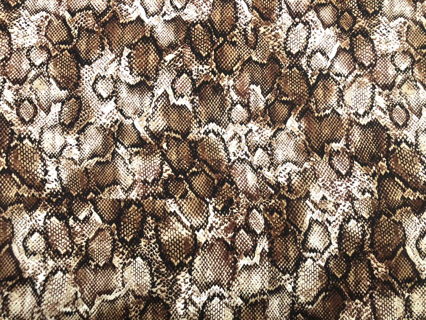 Snake Print Poly Dobby Georgette — Airy Drape, Soft Matte Texture | 56″ Wide | 100% Polyester | By the Yard (PDBPR01)