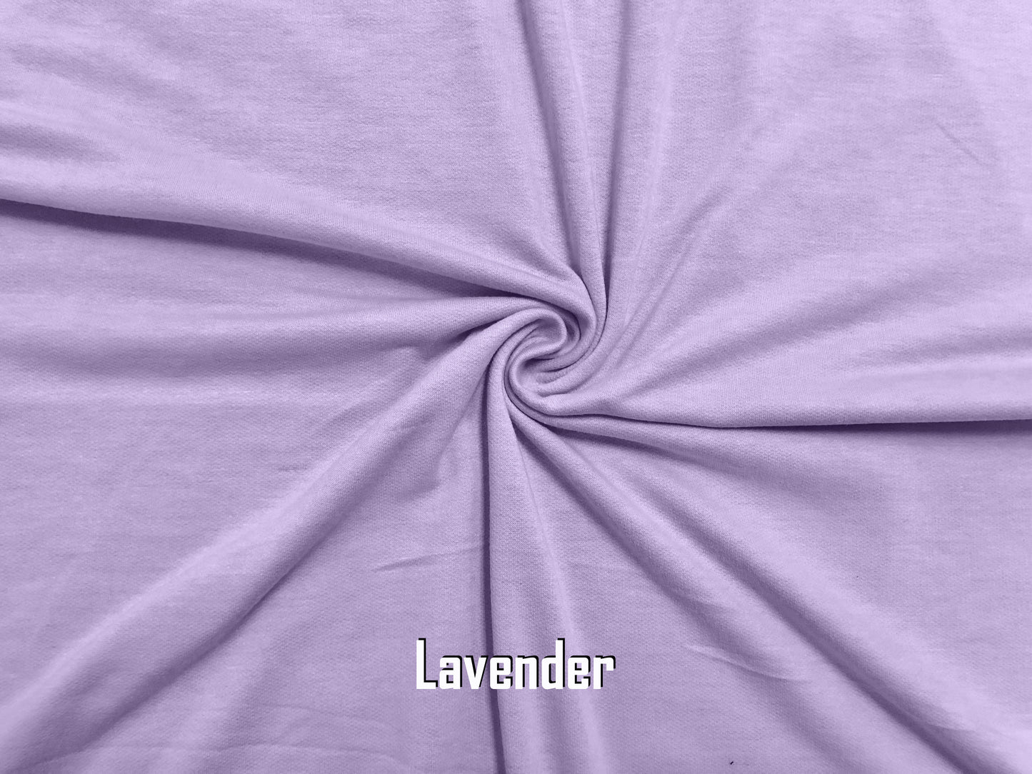 Premium Solid Color French Terry Knit Fabric – 56" Wide | Rayon-Poly-Spandex Stretch Knit – Multiple Colors Available | Sold by the Yard
