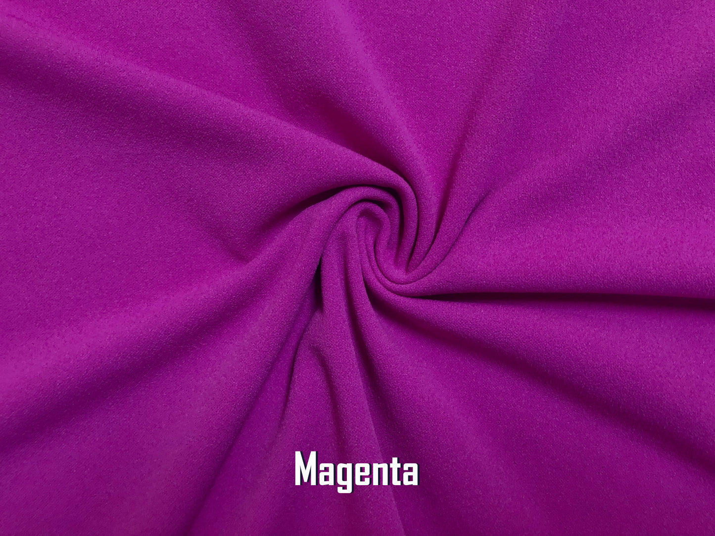 Techno Crepe Knit – 20+ Vibrant Solid Colors, 4-Way Stretch, Opaque Structured Double Knit, 240 GSM, 56" Wide – Sold by the Yard
