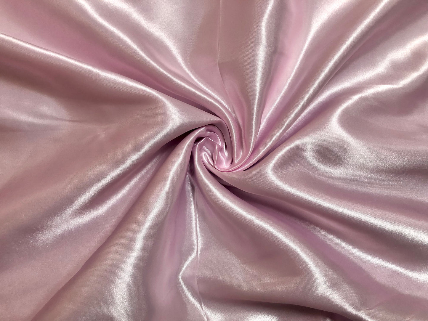Blush Pink Charmeuse Satin – Premium Luster & Liquid Drape, 60" Wide, 100% Polyester (Non-Stretch), Sold by the Yard (CSC02)