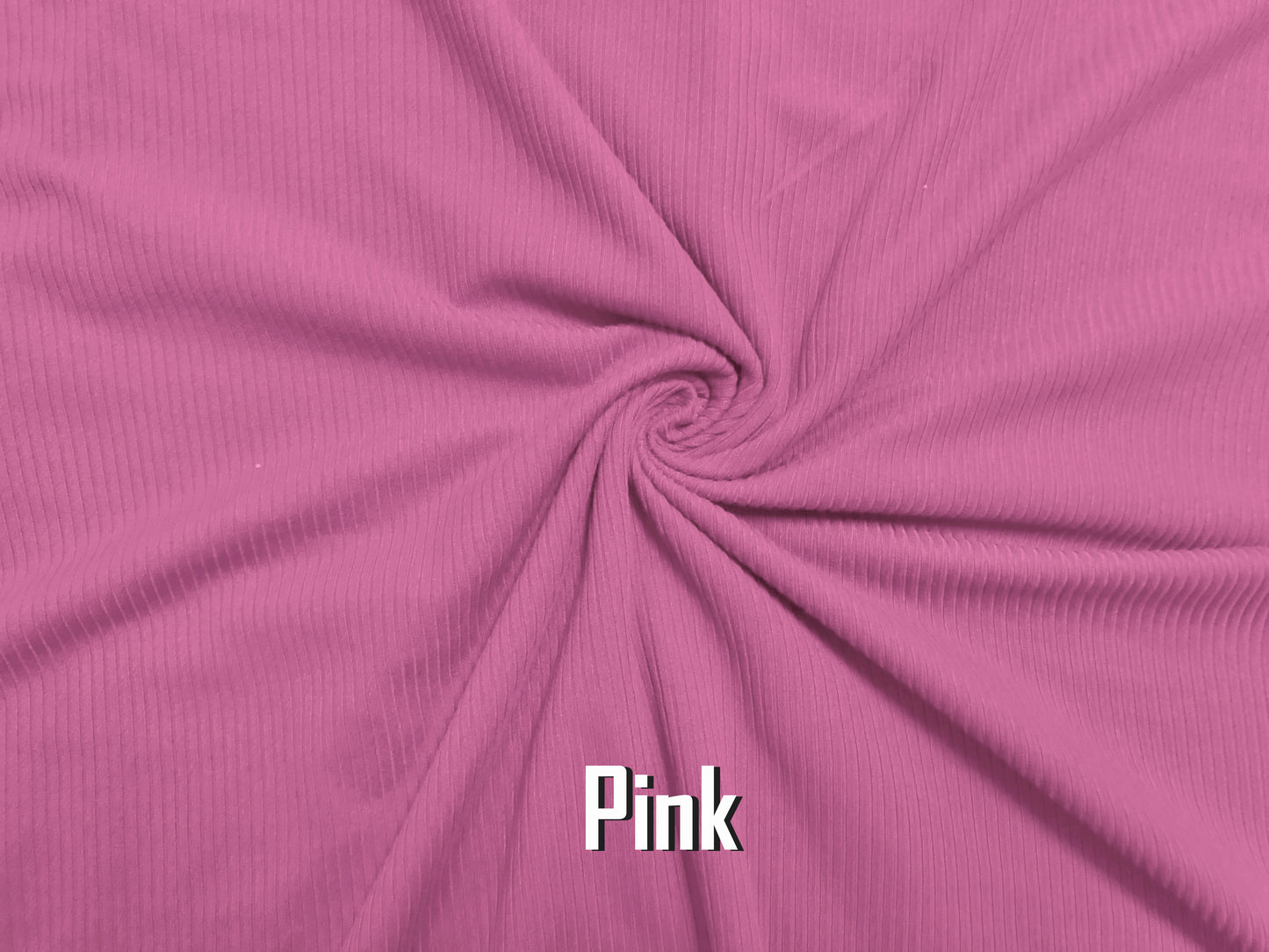 Premium Poly Spandex Rib — 4‑Way Stretch, Recovery & Drape | 56–60” Wide | Vibrant Solid Colors