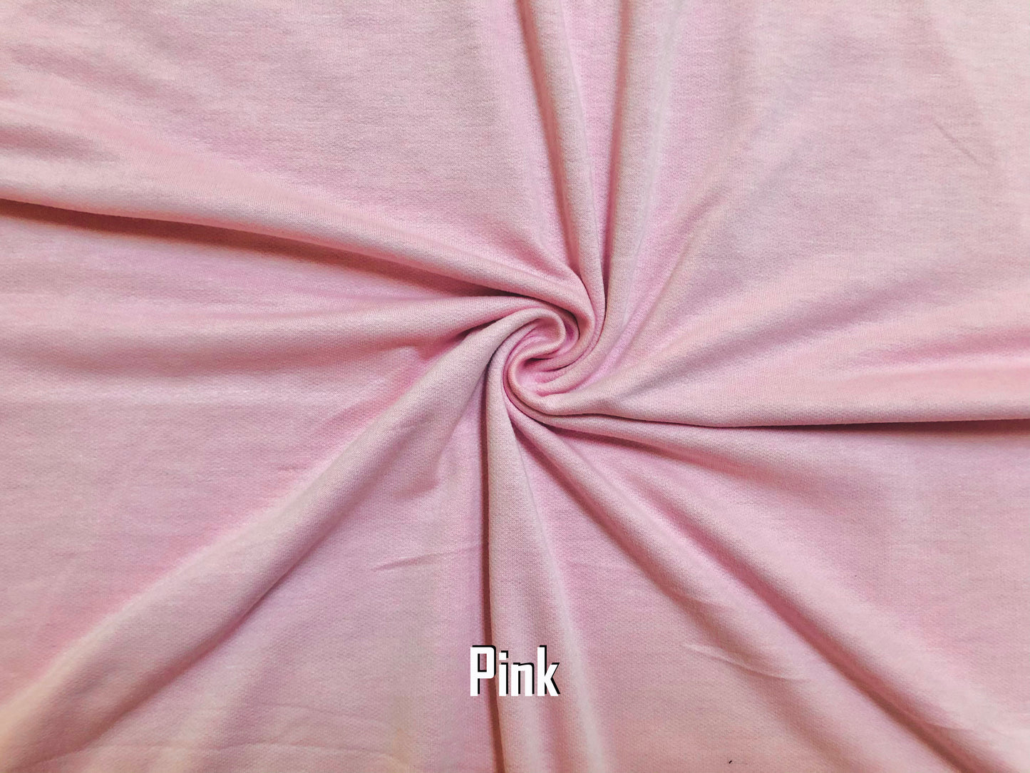 Premium Solid Color French Terry Knit Fabric – 56" Wide | Rayon-Poly-Spandex Stretch Knit – Multiple Colors Available | Sold by the Yard