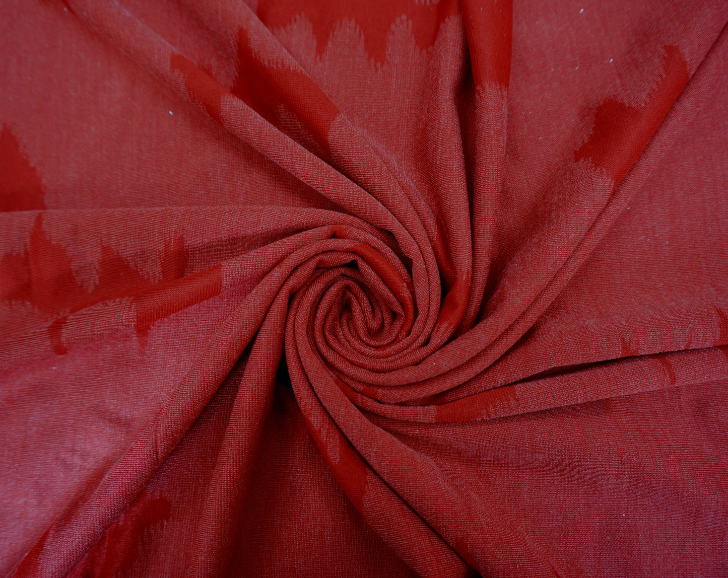 Red Distressed Jersey Knit Fabric – Tonal Destroyed Look – Poly Rayon Spandex (65%/32%/3%) – 58″ Wide – Sold by the Yard (PRSXD03)