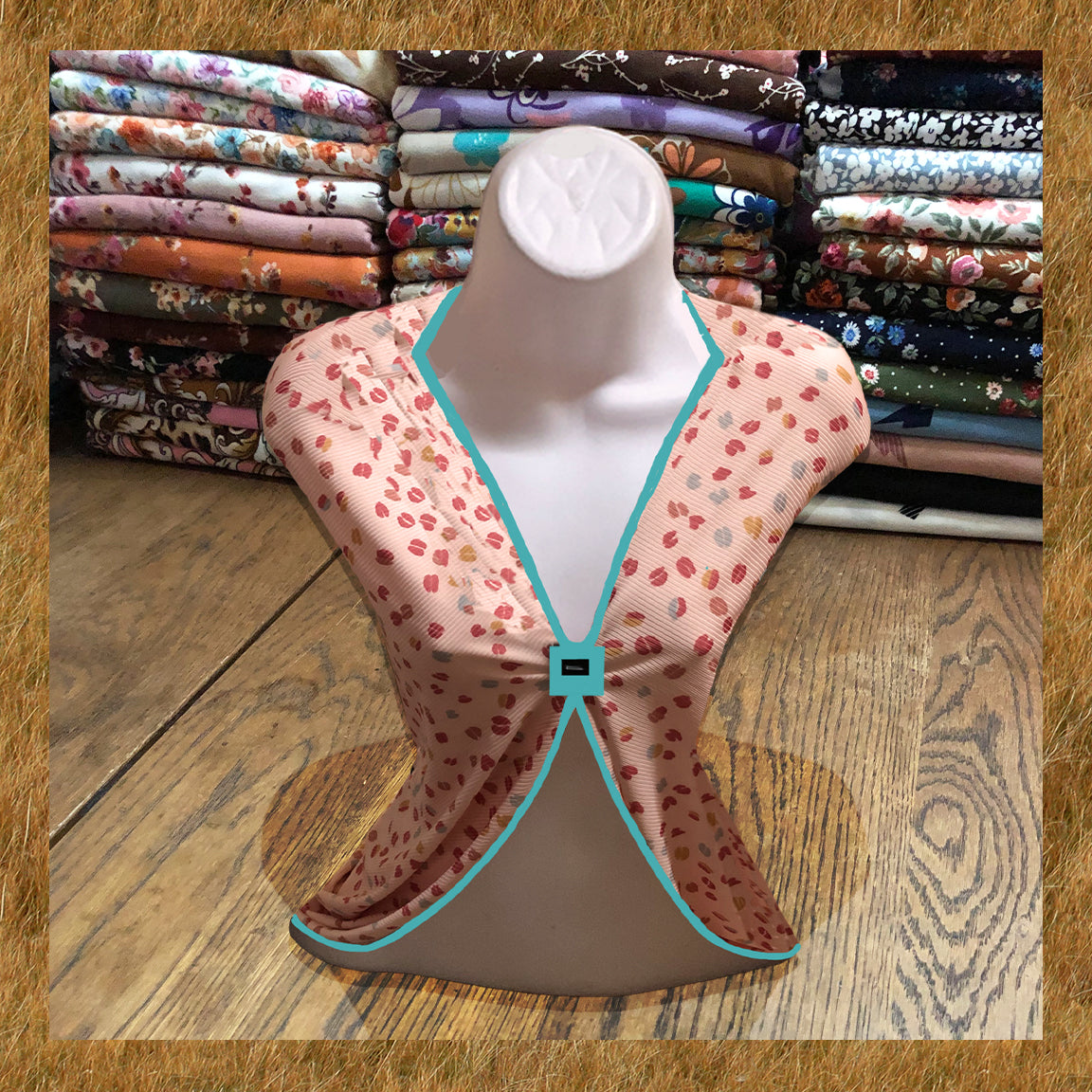 Blush Confetti Dot Rib Knit – Raspberry Pink, Mango & Blue Speckles– Rayon/Poly/Spandex – 4-Way Stretch – 60" Wide, Sold by the Yard (PRRPR064)