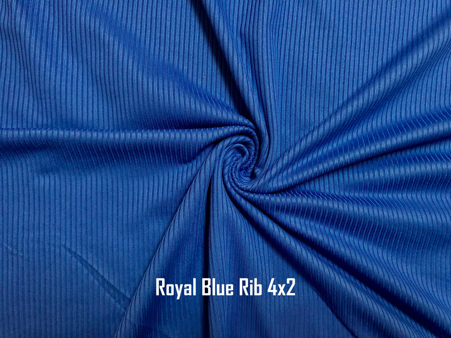 Premium Poly Spandex Rib — 4‑Way Stretch, Recovery & Drape | 56–60” Wide | Vibrant Solid Colors