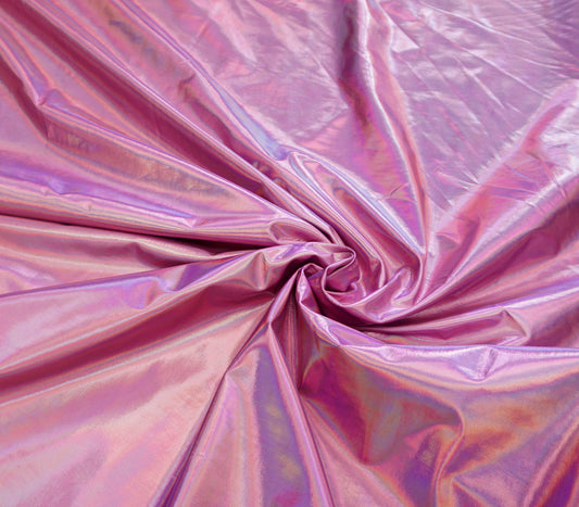Hologram Lavender Vinyl (PVC/PU) —Soft Knit Back, 2-Way Stretch | 58″ Wide | 95% Polyester / 5% Spandex | By the Yard (PVCVH05)