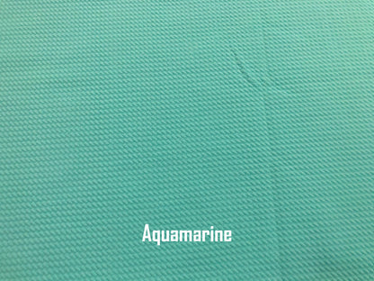 Aquamarine Solid Color Bullet Fabric