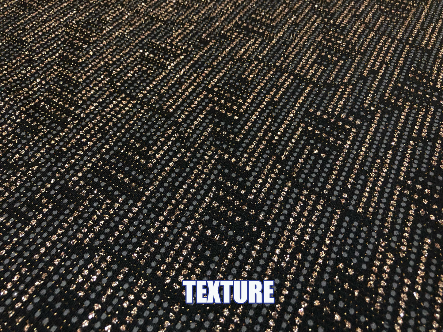 Premium Black & Gold Lurex Knit Fabric – Metallic Geometric Maze, 4 Way Stretch, 58” Wide, Sold by the Yard (SASC06)