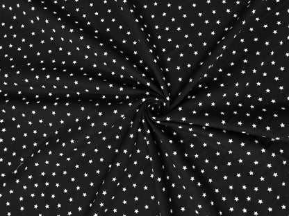 Premium Cotton Jersey Fabric — Midnight Mini Stars — 100% Cotton, 56" Wide, No Stretch — By the Yard (CTJPR028)