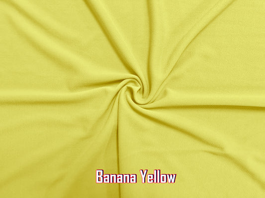 Liverpool Fabric-Banana Yellow Solid Color-LvSC006-Sold by the Bulk