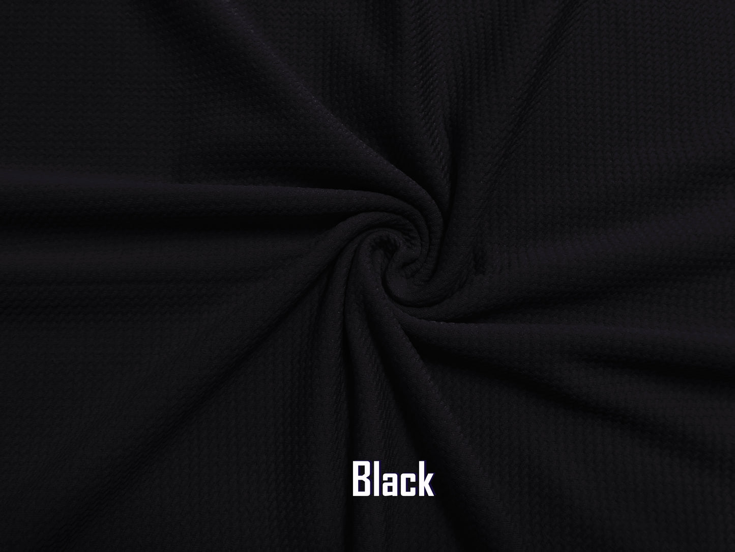 Bullet Textured Knit Fabric-Black Solid Color-BKSC002-Sold by the Bulk