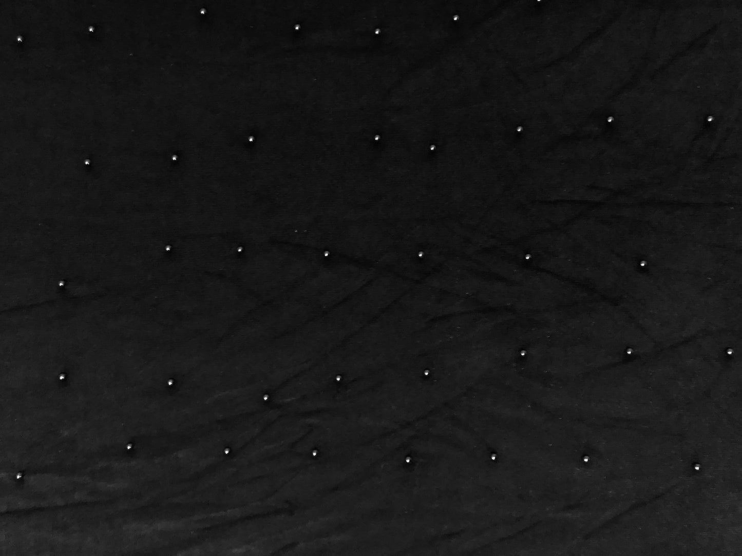 Premium Black Studded Velvet Fabric – Pearl Dots, Plush Drape, 2-Way Stretch, 58" Wide | Sold by the Yard (VPLC01)