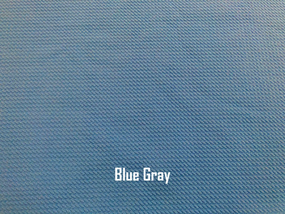 Blue Gray Solid Color Bullet Fabric