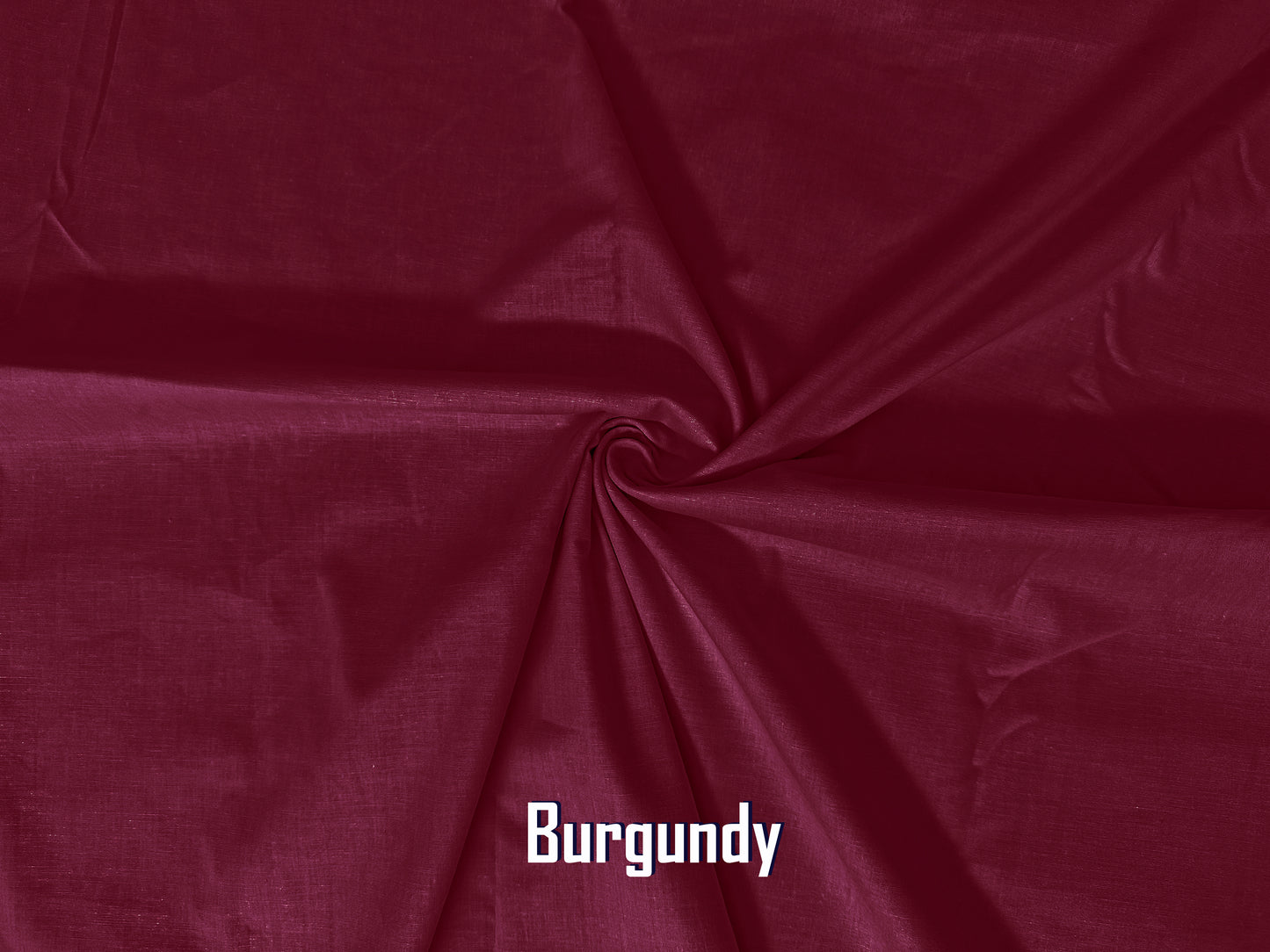 Woven Cotton Poplin Fabric-Burgundy Solid Color-WnCP009-Sold by the Bulk