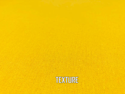 Mustard Linen-Cotton Blend – 58″ Wide, ~200 GSM, Breathable & Natural Texture, No-Stretch — Sold by the Yard (CLNC03)