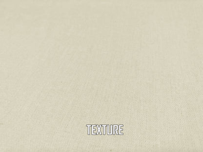 Natural Linen-Cotton Blend – 58″ Wide, ~200 GSM, Breathable & Durable, No-Stretch — Sold by the Yard (CLNC02)