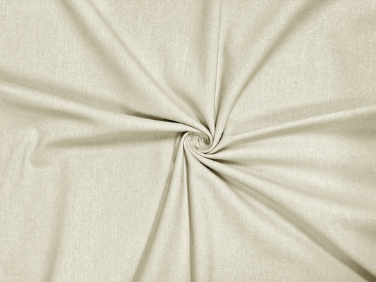 Natural Linen-Cotton Blend – 58″ Wide, ~200 GSM, Breathable & Durable, No-Stretch — Sold by the Yard (CLNC02)