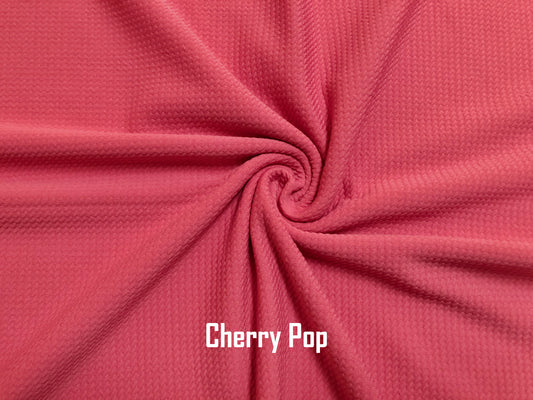 Cherry Pop Solid Color Bullet Fabric