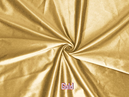 Shiny Satin Fabric-Solid Colors Collection-Sold by the Yard-Apparel Fabric