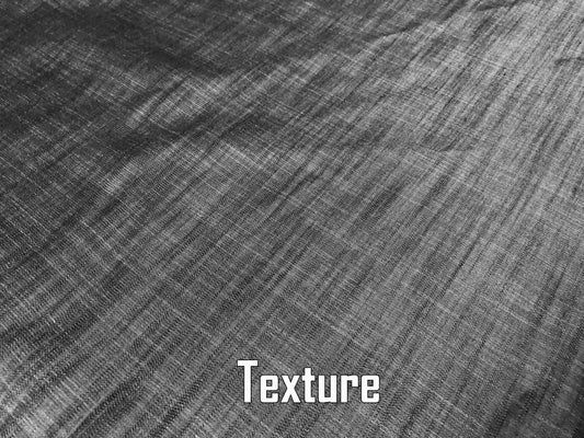 100% Cotton 8 oz Chambray – Charcoal Solid – Durable Breathable Hand, Structured Drape, 58" Wide | Sold by the Yard (CHDC03)