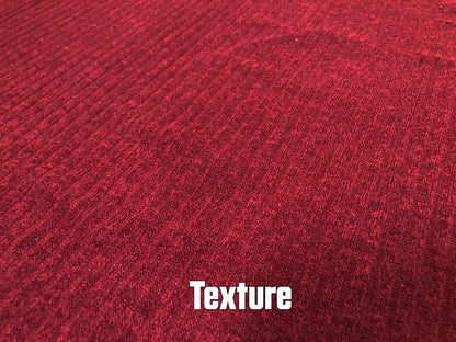Premium Hacci Rib Knit – Burgundy Solid Color – 4x4 Sweater Rib-Poly/Rayon/Spandex- 220 GSM, 58" Wide – By the Yard (HRKSC07)