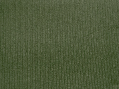 Premium Hacci Rib Knit – Olive Solid Color – 4x4 Sweater Rib-Poly/Rayon/Spandex- 220 GSM, 58" Wide – By the Yard (HRKSC05)